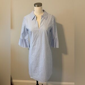 NWT Lilly Pulitzer Size 2 Ginger Dress Blue and White Striped